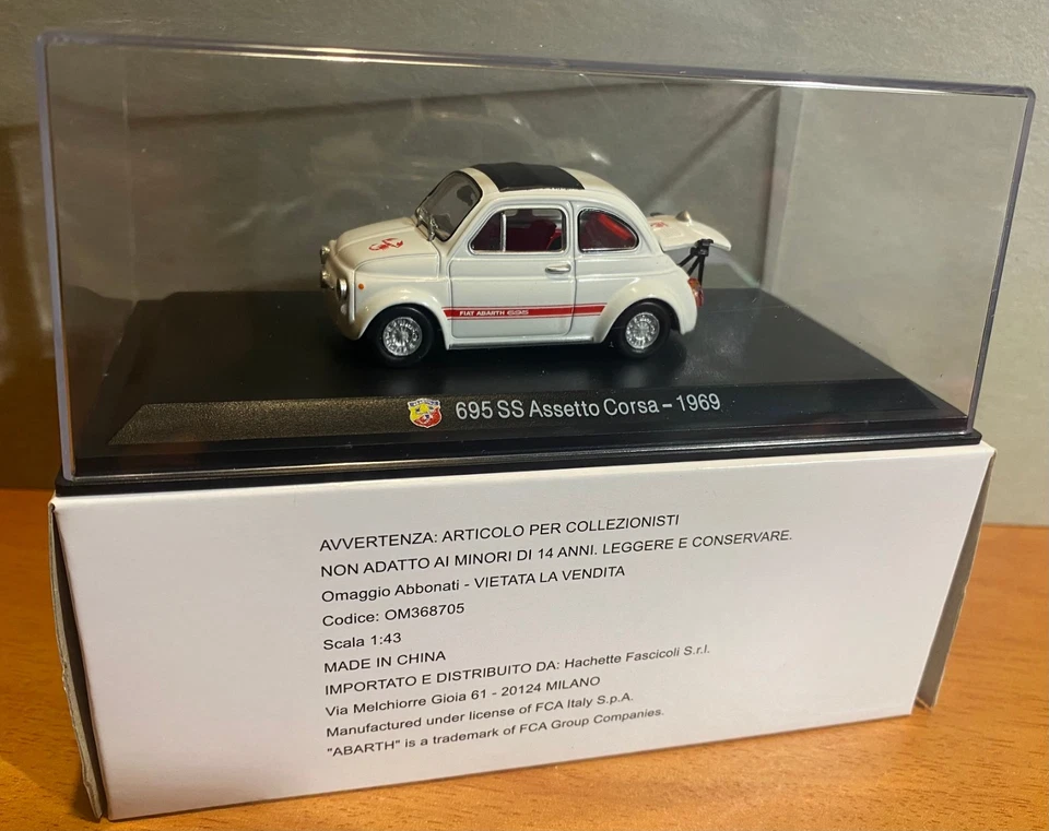 HACHETTE  1/43 - Ref: PROMO - FIAT ABARTH 695 SS ASSETTO CORSA - Immagine 1 di 4