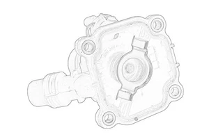 Thermostat, coolant OE VOLVO 32263962 - Picture 1 of 8