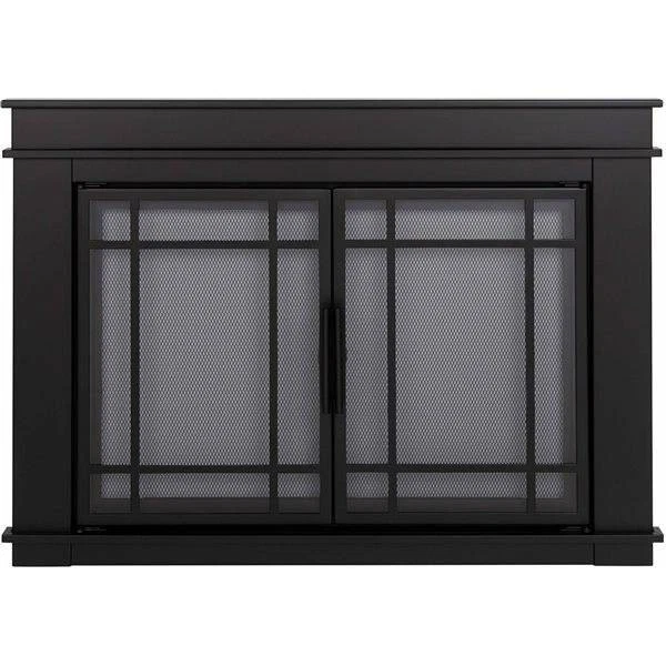 Pleasant Hearth Filmore Fireplace Glass Door 30" H x 37.5" W w/Screen NEW (49F) - Image 1 of 4