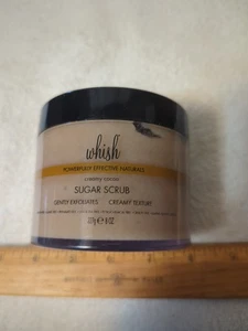 Exfoliante de azúcar de cacao cremoso Whish 8 oz, sin caja sin sello, - Imagen 1 de 4