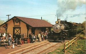 Black River & Western Arriving New Jersey Ringoes Station Train Postcard - Picture 1 of 2