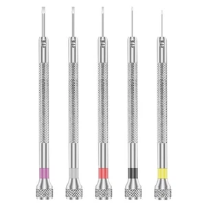 Professional Watch Repair Tool 3PCS Ergonomic Screwdrivers Replaceable Tip - Picture 1 of 13