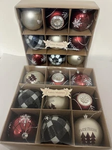 Valery Madelyn GRANDE Adornos de Árbol de Navidad Irrompibles, 2 Cajas de 9 Ct. - Imagen 1 de 9