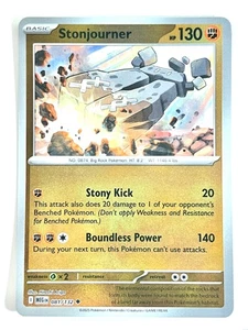Stonjourner 081/132 Reverse Holo Uncommon Mega Evolution Pokemon TCG - Near Mint - Picture 1 of 4