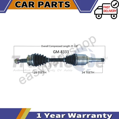 Front Driver Side CV Joint Axle Shaft For Chevrolet Trax 2014 2013 - Image 1 of 3