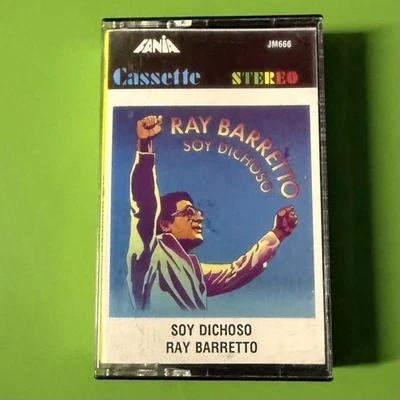 Ray Barretto ‎– Soy Dichoso Cassette Tape Latin Fania Records Salsa 1992 Rare US - Image 1 of 3