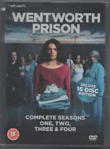 Wentworth Prison - The Complete Seasons 1 - 4 (16-Disc) Region 2 DVD Box Set - Foto 1 di 1