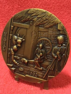 Schöne Bronzemedaille, Weihnachten 1993... - Bild 1 von 4