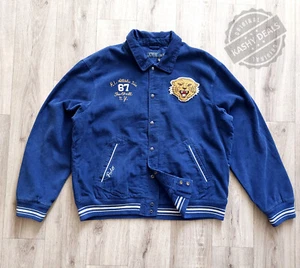 Polo Ralph Lauren Cord Uni-inspirierte Jacke - blau - XXL - UVP £500 - Bild 1 von 24
