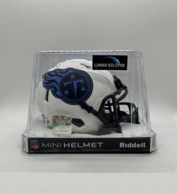 Mini casco alternativo Tennessee Titans NFL Riddell Lunar Eclipse Foto 1 de 4