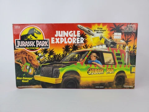 Vintage 1993 Kenner Jurassic Park Jungle Explorer NEW OPEN BOX Cover