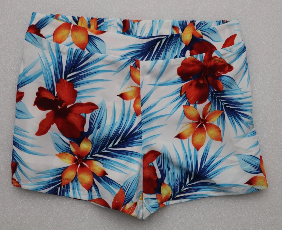 IZZY & LOLA TROPICAL ISLE SHORTS BOHO BOÊMIO PULL ON FLORAL RESORT WEAR M ou G - Imagem 1 de 4