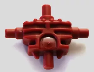 Lego 6x dunkelrote mechanische Rüstung mit 4 Pins bionicle - Bild 1 von 1