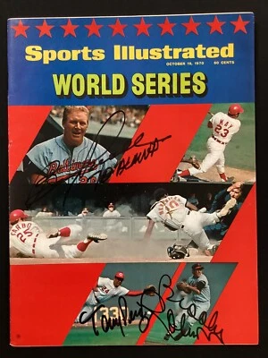 Tony Perez Signed Sports Illustrated 10/19/70 No Label Robinson Powell Auto JSA - Image 1 of 4