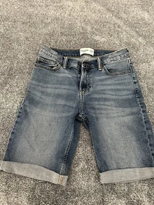 Abercrombie kids' Blue Cut Off Jeans Denim Shorts Size 13/14 - Picture 1 of 4