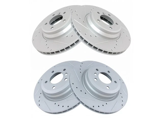 Front and Rear TRQ Brake Rotor Set fits BMW 335i xDrive 2009-2013 52FRPM Foto 1 de 1