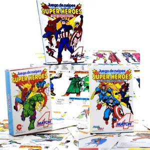 Baraja de Cartas Super Marvel Heroes Cromy TV Dibujos Animados Años 80 Juego Hecho en Argentina - Imagen 1 de 11