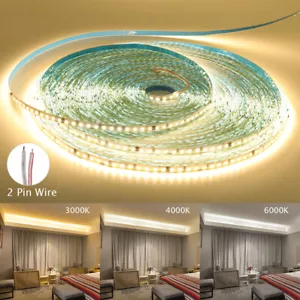 5-20m LED Streifen leuchte AC220V 2835 120LEDs/m IC LED Unterschrank Band lampe - Bild 1 von 16