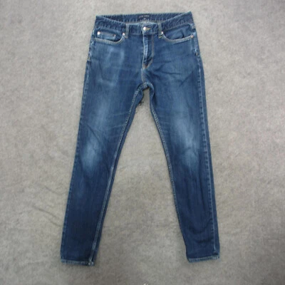 Pantalones de mezclilla ajustados Five Four para hombre 33x34 azul lavado medio Foto 1 de 4