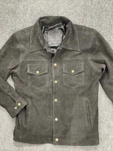 Trucker Jacket Sheep Skin Leather LG - Picture 1 of 14