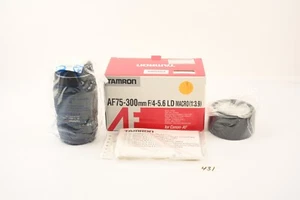 Tamron AF 75mm-300mm F/4-5.6 LD with Macro for Canon EF Camera - New Old Stock - Picture 1 of 3