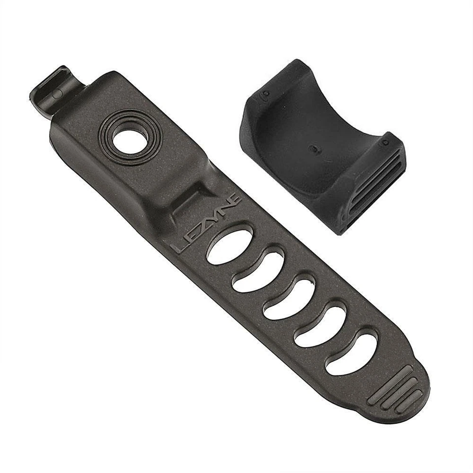 Lezyne Rubber Mount Strap with Tab Hecto Micro Macro Power LED Lights - Black - Image 1 of 1