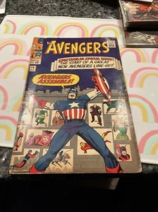 Avengers #16 KEY ISSUE NEW LINE UP AD PAGE Cut Out Otherwise COMPLETE - Picture 1 of 18
