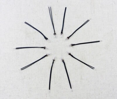 lot de 10 Mini Ampoules 4 mm Ho Slot Car compatibles AFX, Aurora, Tyco, TCR etc