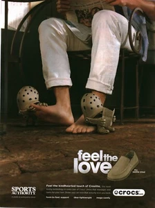 2010 PRINT AD - CROCS the SANTA CRUZ FOOTWEAR CROCS SHOE AD  SPORTS AUTHORITY AD - Picture 1 of 1