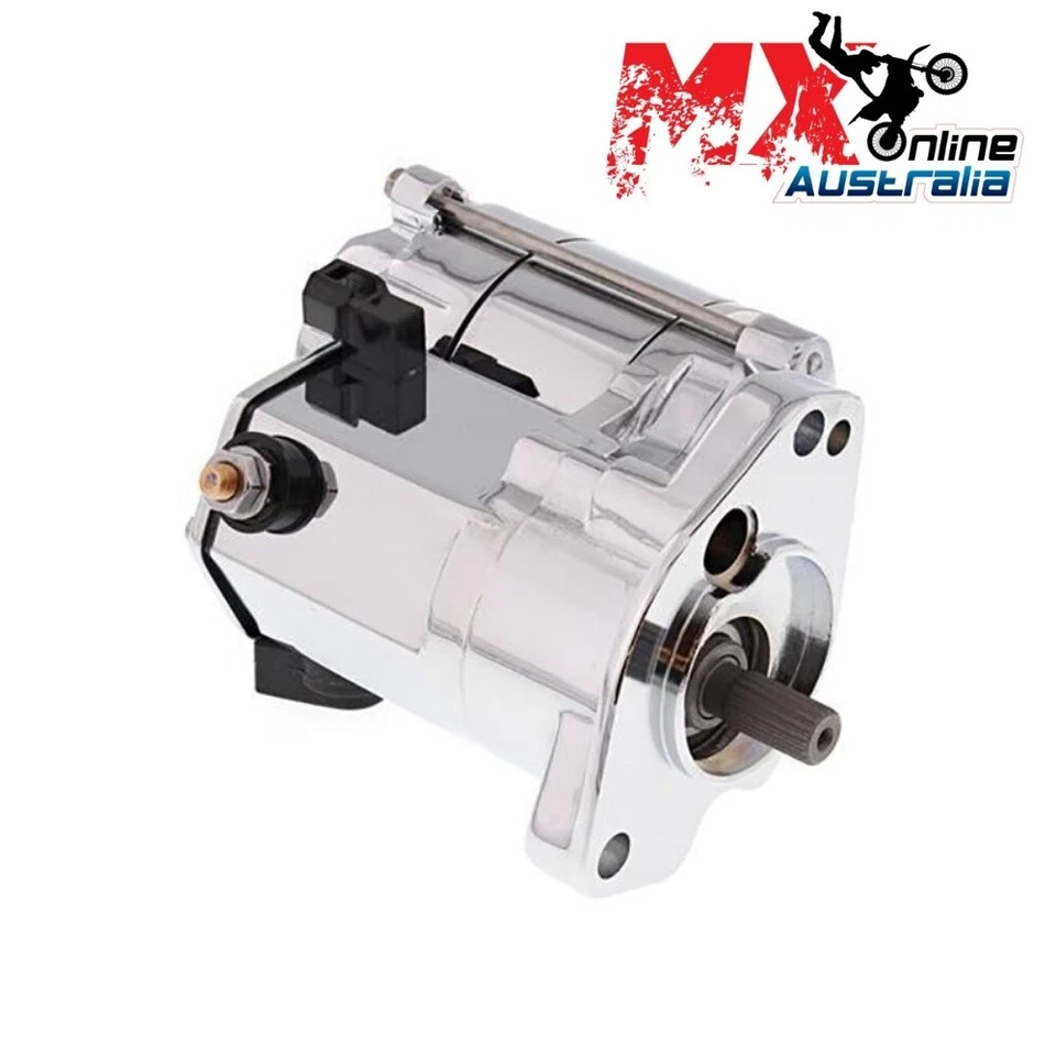 Motor De Arranque Cromo Harley FLSTF Softail Fat Boy 1990-2006 Foto 1 de 1