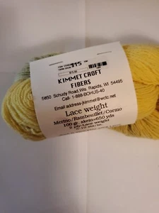 Kimmet Croft Fibers Lace Weight Skein-Merino/Rambouillet/Cormo - Picture 1 of 3