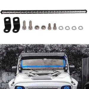 32inch 90W Super Slim LED Work Light Bar Single Row Offroad Car Truck Driving 34 - Picture 1 of 8