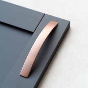 160mm Brushed Copper Bridge Handle | Kitchen Cupboard Drawer Wardrobe Pulls