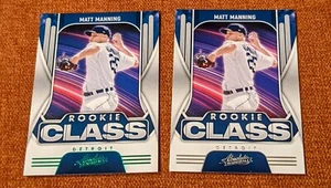 2022 Panini Absolute Matt Manning RC Rookie Class insert #RC-6  GREEN + BASE - Picture 1 of 2