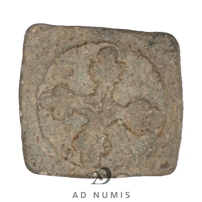 France Poids monétaire à identifier 1/8 d'écu (?) Henri III à Louis XIV (4,35gr) - Photo 1/2