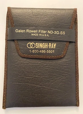 Singh-Ray Galen Rowell Graduated 3-Stop 84x120mm Filter ND-3G-SS. Impeccable! - Image 1 of 2