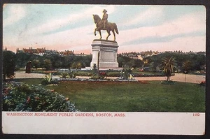 Postal Monumento a Washington, Boston, Ma. - Imagen 1 de 2