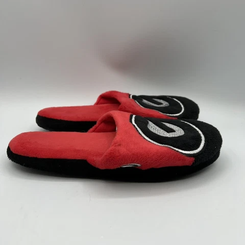 Foco Georgia Dawgs Bulldogs University Logo Youth Slippers Size 5-6 Large Cover