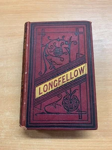 c1870s THE POETICAL WORKS OF LONGFELLOW ILLUSTRATED ANTIQUE BOOK (P3) - Picture 1 of 21