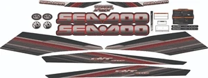 SEADOO RXT 215 2009 Graphics / Decal / Sticker Kit CUSTOM RED - Picture 1 of 3