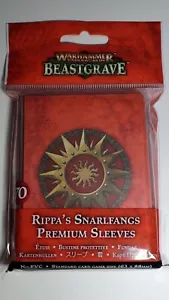 NIP Warhammer Underworlds Beastgrave Rippa's Snarlfangs Premium Sleeves - Picture 1 of 2