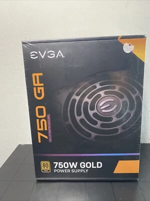 EVGA 220-GA-0750-X1 Super Nova 750 Ga, 80 Plus Gold 750W, Fully Modular, ECO ... - Image 1 of 3