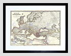 86315 1865 SPRUNER MAP THE ROMAN EMPIRE CONSTANTINE Wall Print Poster Plakat