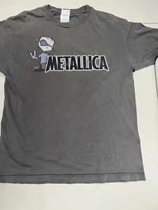 Vtg METALLICA T SHIRT Juindo LIKE MEGADETH,ANTHRAX,SLAYER,EXODUS Large - Picture 1 of 14