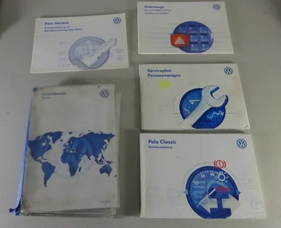 Cartella Del Bordo + Manuale D'uso VW POLO CLASSIC + VARIANT Stand 10/1996 - Immagine 1 di 2