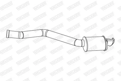 Silenziatore terminale 24332 WALKER per MERCEDES-BENZ CLASSE C T-Model CLASSE C - Immagine 1 di 4