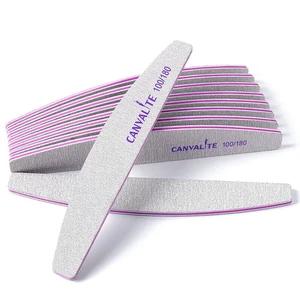 Canvalite 10 PCS Nail File Professional Nail Files Reusable Double Sided Emery B - Picture 1 of 5