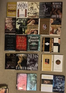 Anne Rice 25 HC/ 6 Series COMPLETE-Vampire Witches Christ Tales Wolf Seraphim-VG - Picture 1 of 15