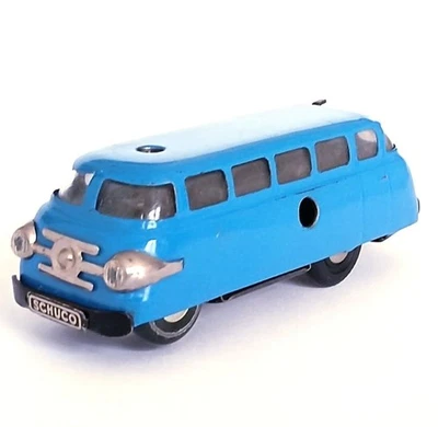 Schuco Blechspielzeug🚌Varianto-Bus 3044🚌1950-60er|Blau|Funktionsfähig✅ - Bild 1 von 4