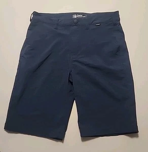 Nike Dri-Fit Youth Boys Shorts Hurley Size 18 Navy Chino Casual 2-way Stretch - Picture 1 of 6